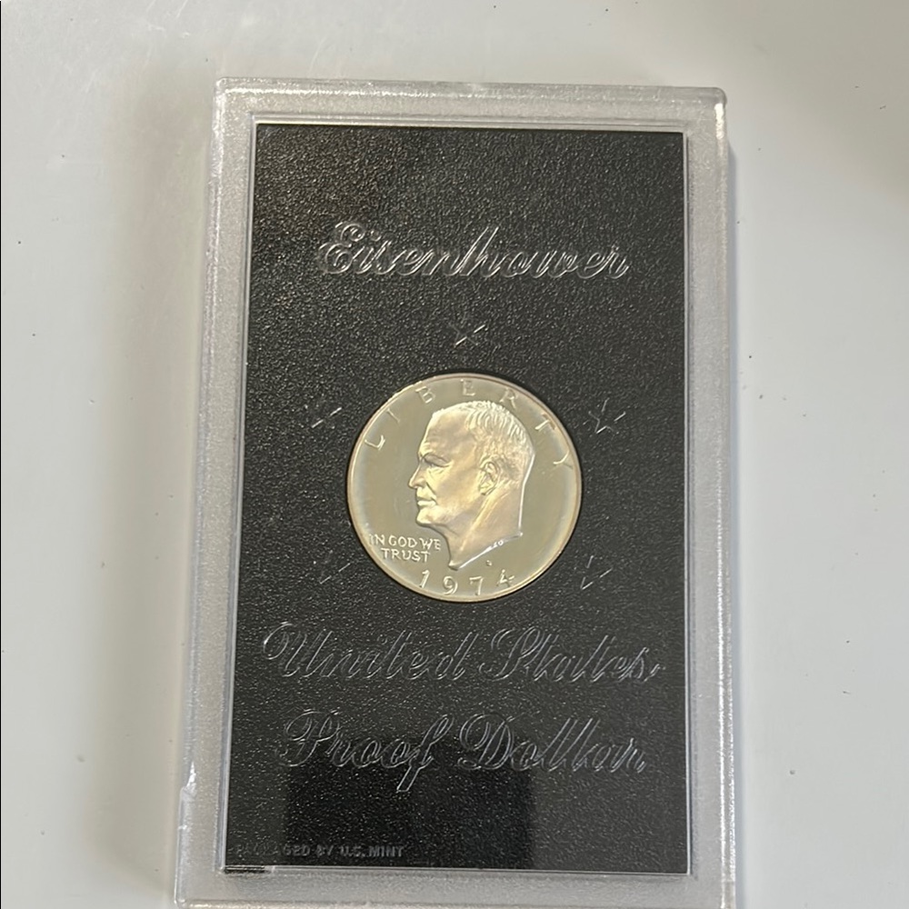 1974 Eisenhower Proof Dollar Coin